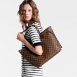 Louis Vuitton Neverfull MM Damier Ebene Brown 32Cm N40599 - Image 9