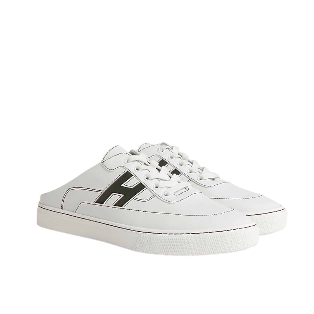 117-3 Hermes Keep Sneaker White - Image 1