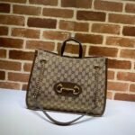 Gucci Horsebit 1955 Shoulder Medium Tote Bag Brown 36Cm 623694 - Image 2