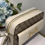 Gucci Horsebit 1955 Small Shoulder Bag Beige And Ebony 23Cm 645454 92TCG 9761 - Image 3