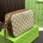 Gucci Horsebit 1955 Small Shoulder Bag Beige Ebony GG Supreme Canvas 22Cm - Image 7