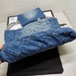 Chanel 22 Handbag Washed Denim 41Cm AS3261 B10439 NM981 - Image 4