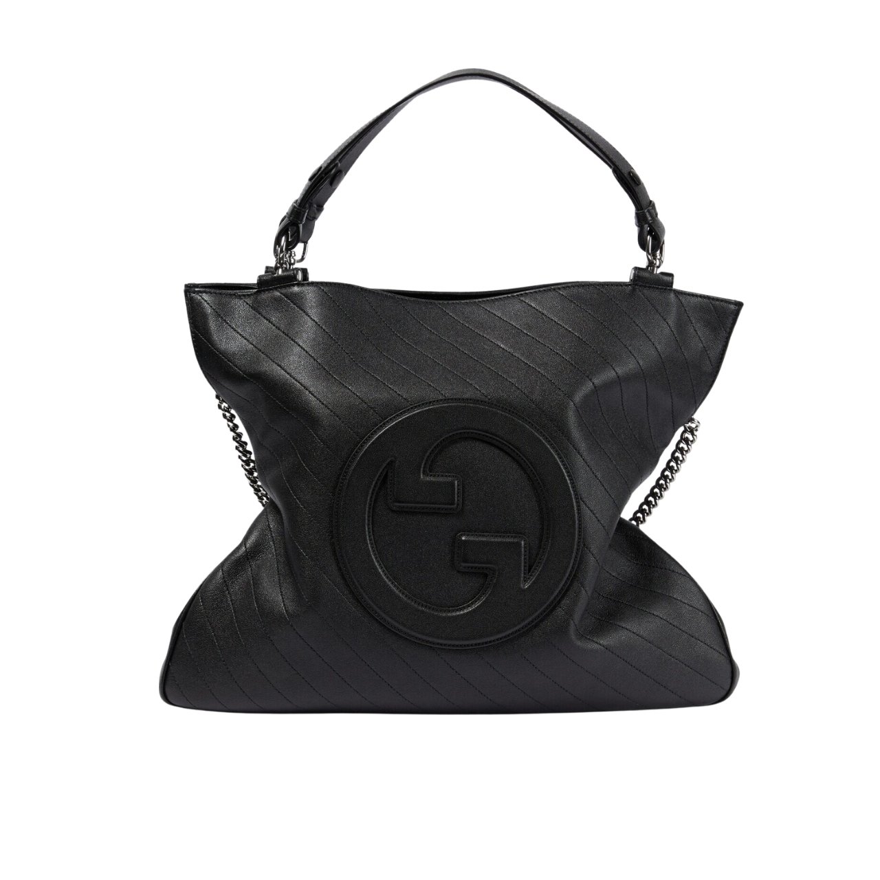 378-1 Gucci Blondie Small Tote Bag Black 30Cm 751518 1AAOW 9022 - Image 1