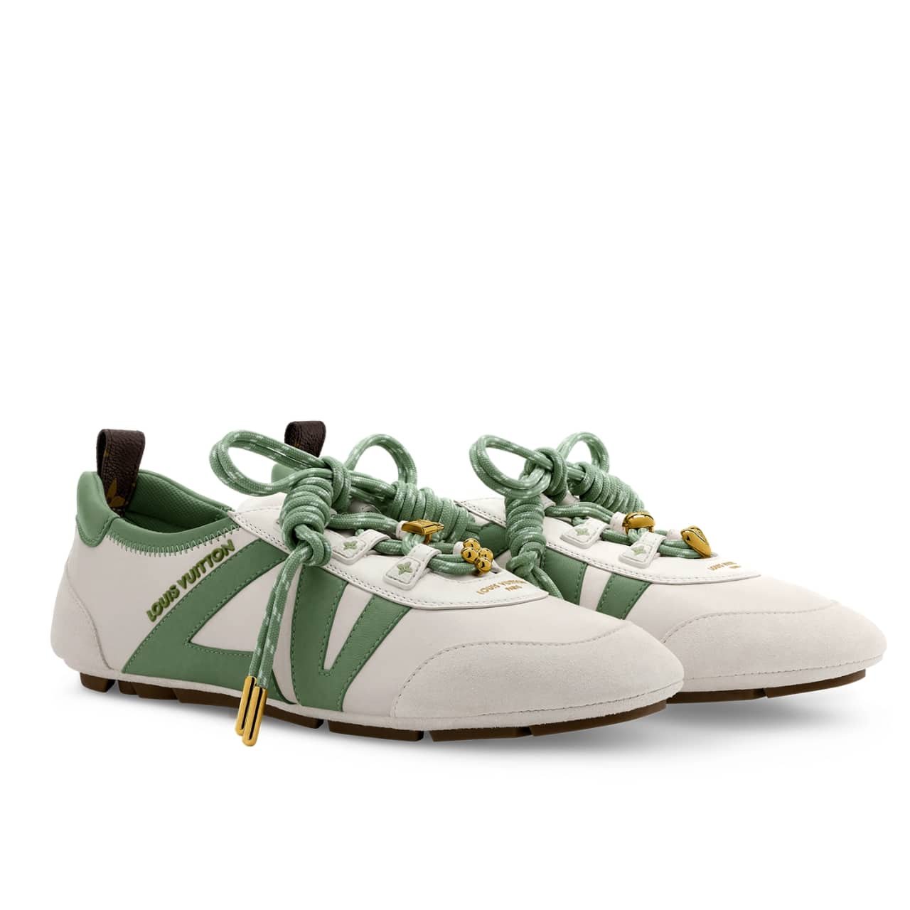 402-3 Louis Vuitton LV Sneakerina Light Green - Image 1