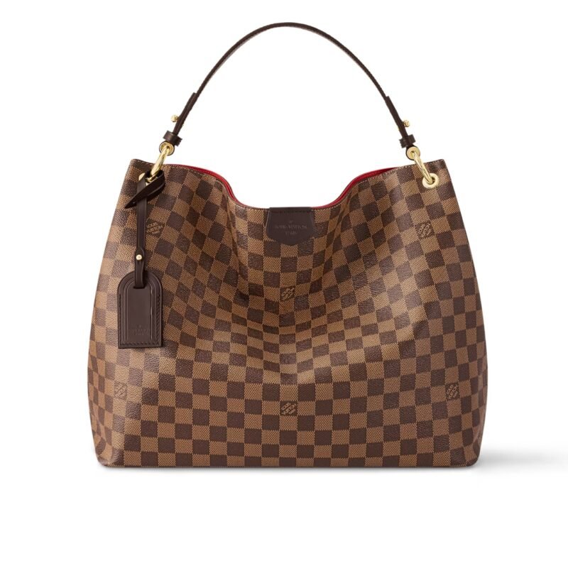 46-2-800x800-1 Louis Vuitton Damier Azur Graceful MM Red 41Cm N44045 - Image 1