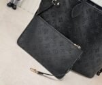Louis Vuitton Neverfull MM Monogram Empreinte Leather Black 31Cm - Image 7
