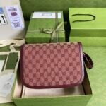 Gucci Horsebit 1955 Original GG Burgundy 25Cm 602204 9Y9NG 9865 - Image 5