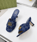 Gucci Women’S GG Denim Sandals - Image 3