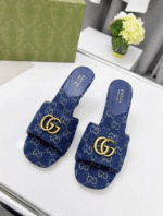 Gucci Women’S GG Denim Sandals - Image 2