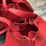 Saint Laurent Paris VII Large Flat Hobo Bag In Smooth Leather Bag Red 44Cm - Image 6