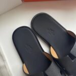 Hermes Izmir Sandal Black For Men H041141ZH01425 - Image 4