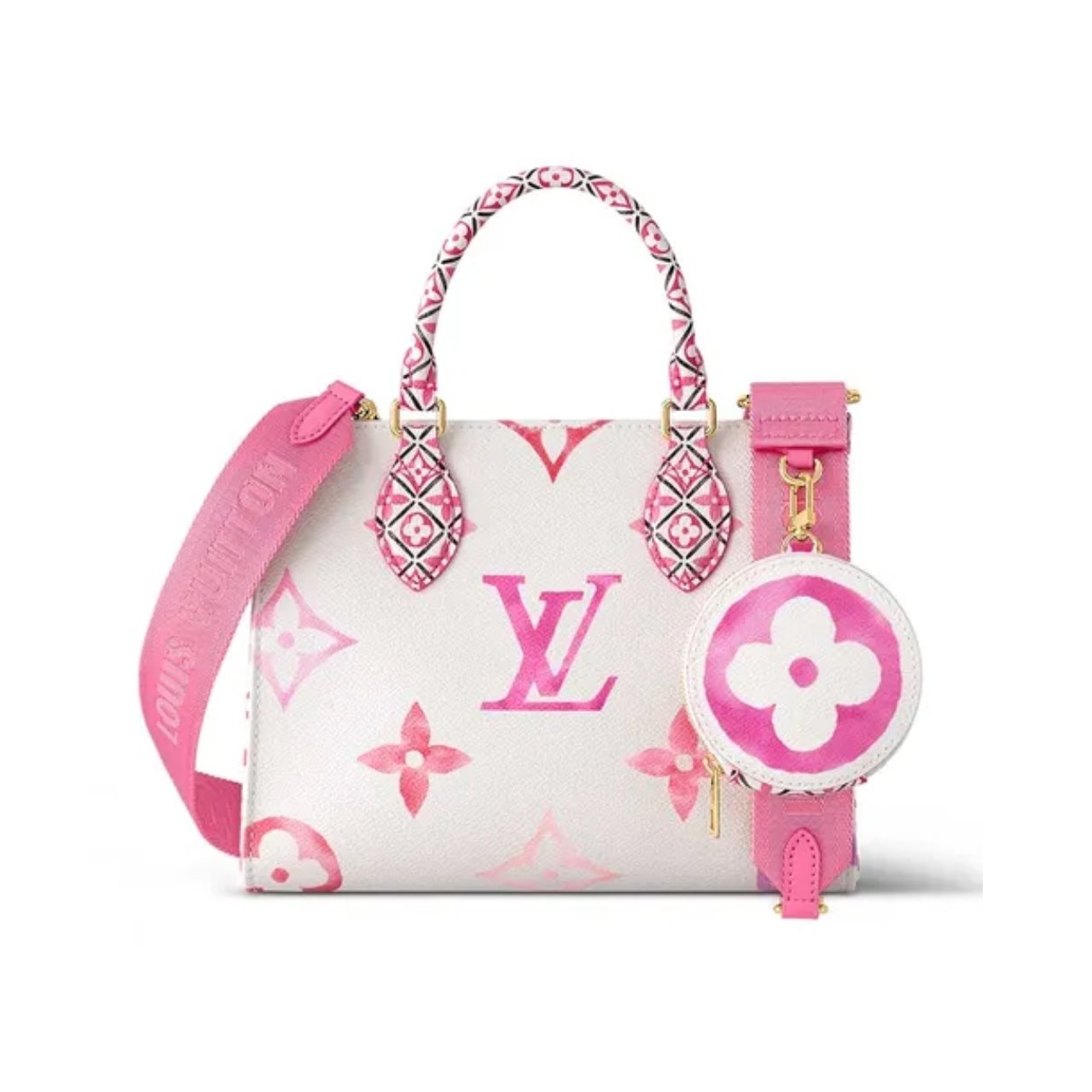 Thumbnail-10-5 Louis Vuitton Onthego PM Bag Pink 25Cm M22976 - Image 1