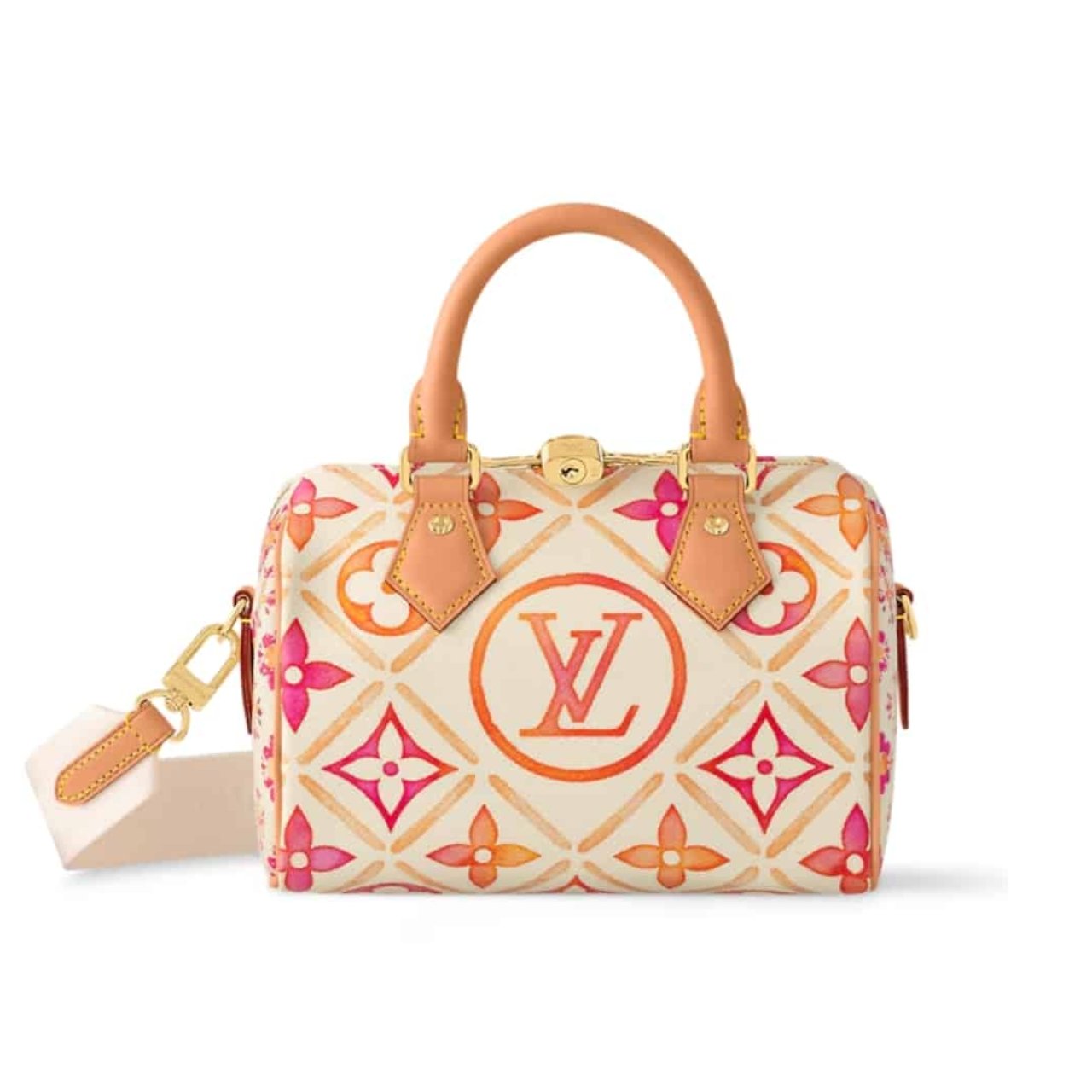 Thumbnail-37 Louis Vuitton Speedy Bandoulière 30 Other Monogram Canvas Coral 30Cm M11209 - Image 1
