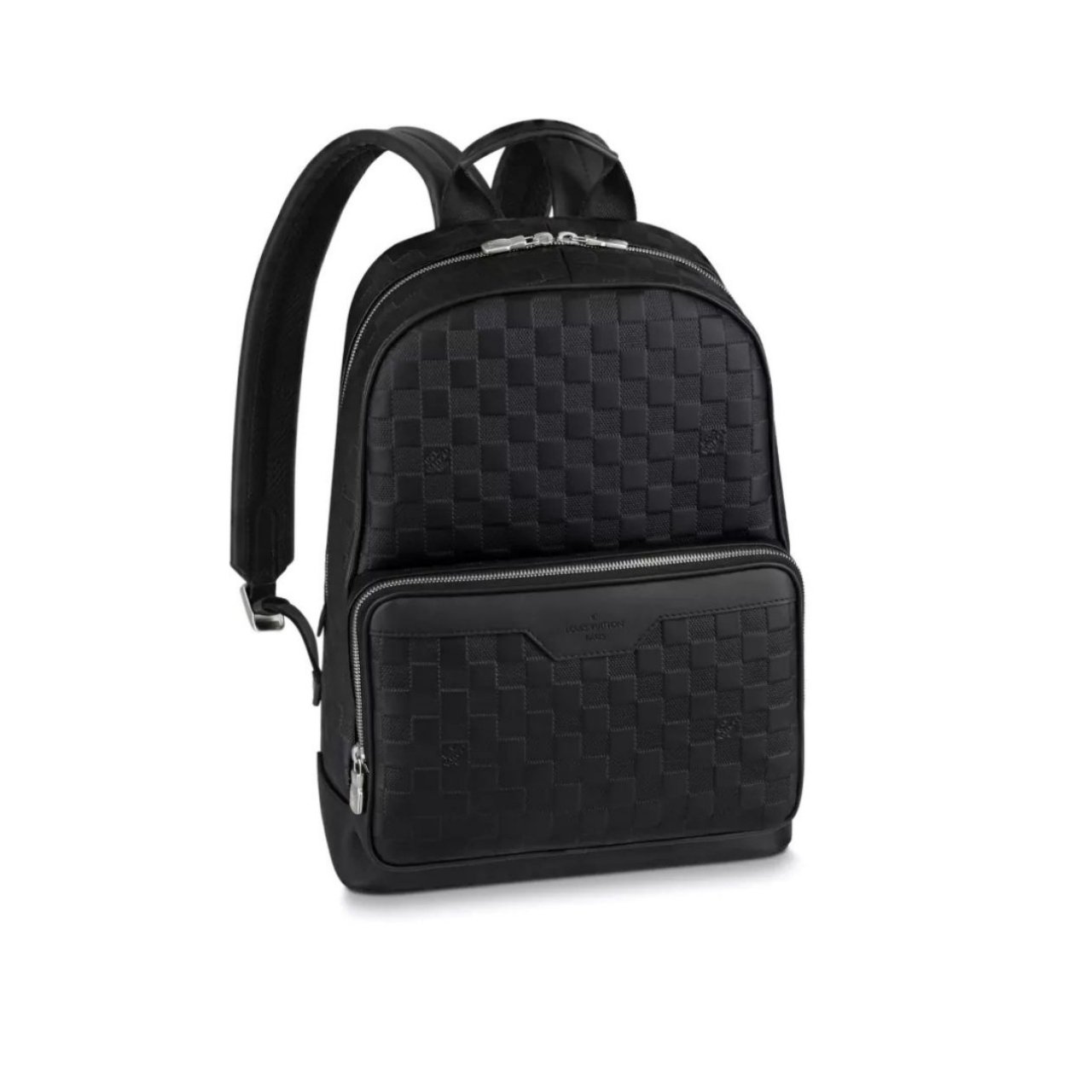 Thumbnail-68-1 Louis Vuitton Campus Backpack Damier Infini Onyx Silver 39Cm LV N40306 - Image 1