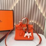 Hermes Birkin 25 Bag Togo Flame Orange 25Cm - Image 2