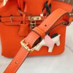 Hermes Birkin 25 Bag Togo Flame Orange 25Cm - Image 7